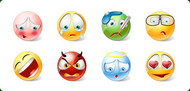 Icons-Land Vista Style Emoticons screenshot